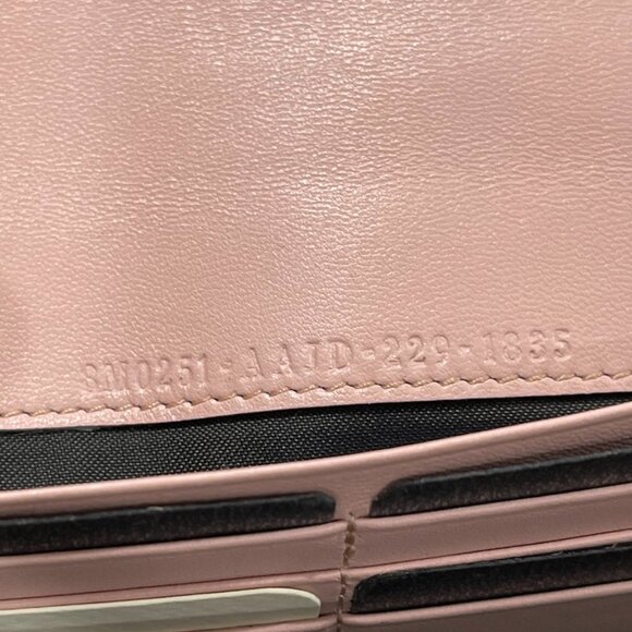 Fendi Nappa Matisse FF Embossed Continental Wallet Rose Quarzo (JB1239) - Picture 7 of 9